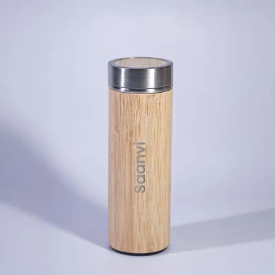 Bamboo Flask Water Bottle