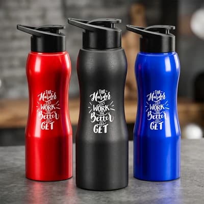 Steel Grip Sports bottle